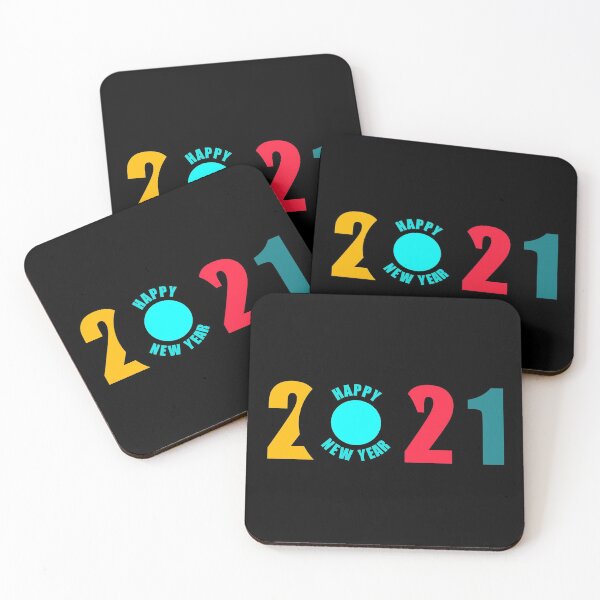 Item preview, Happy New Year 2021 Colorful Design designed and sold by MinsND.