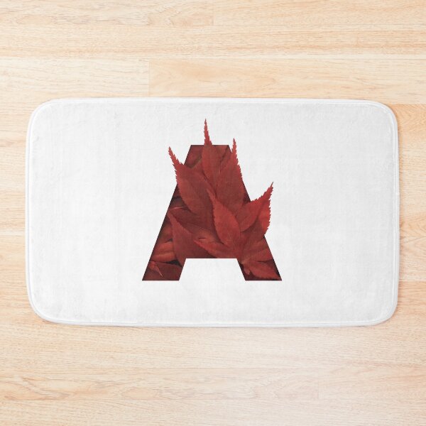 Item preview, Floral Letter A - Acer Palmatum - Autumn font designed and sold by Tolarlei.