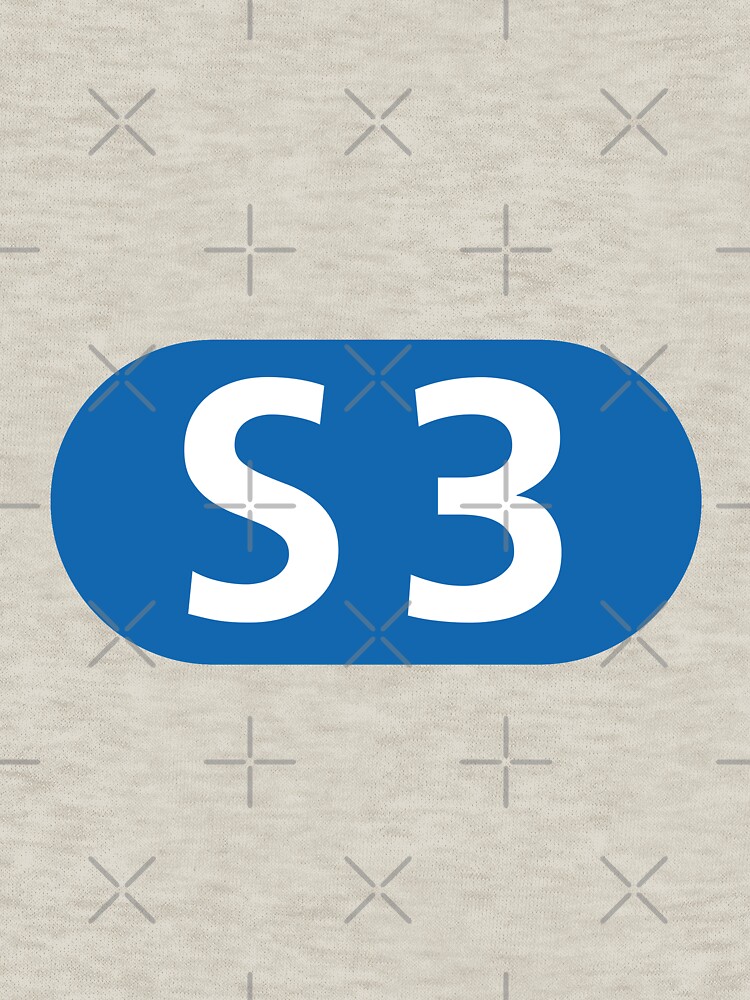 "S3 Berlin SBahn Symbol" Hoodie von intransit Redbubble