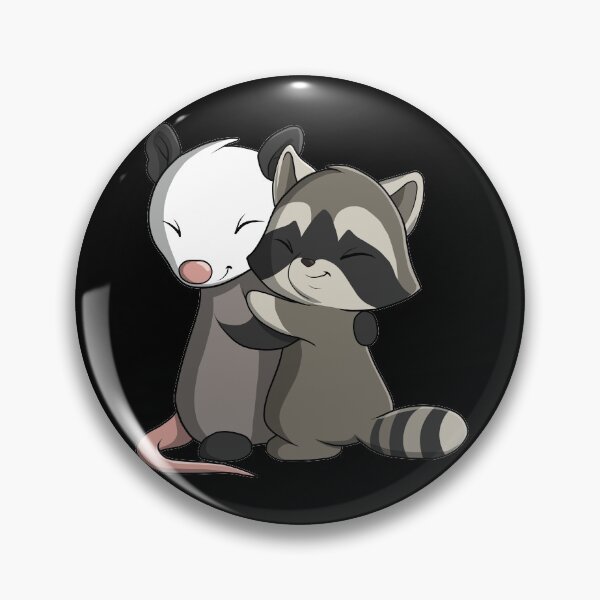 Item preview, Opossum and Racoon Hug designed and sold by UpYourSelf.