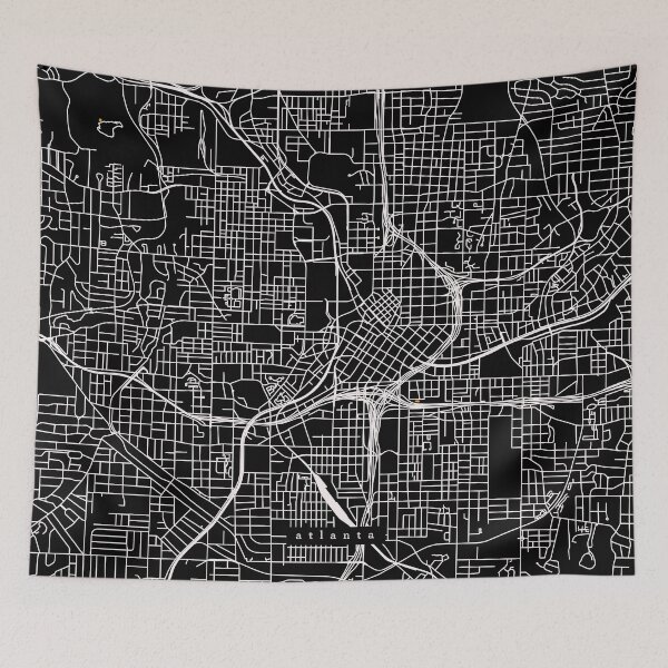 Item preview, Atlanta Georgia Map designed and sold by RuumService.