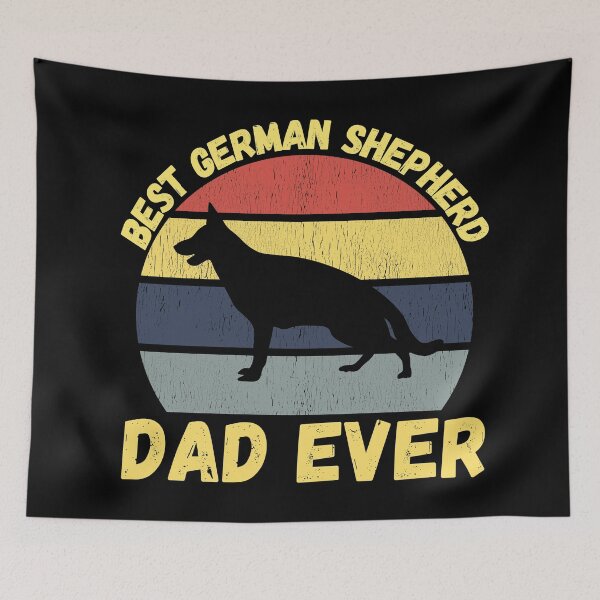 Item preview, Best German Shepherd dad ever quote Funny Shepherd dad saying designed and sold by OneTimeEngineer.