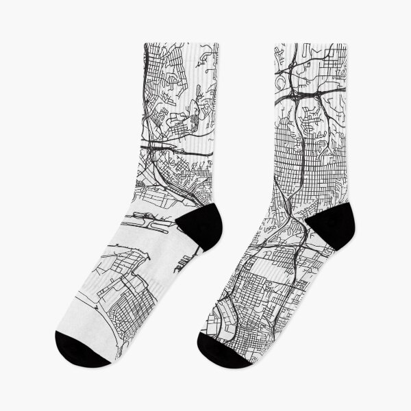 Item preview, San Diego California Map designed and sold by RuumService.