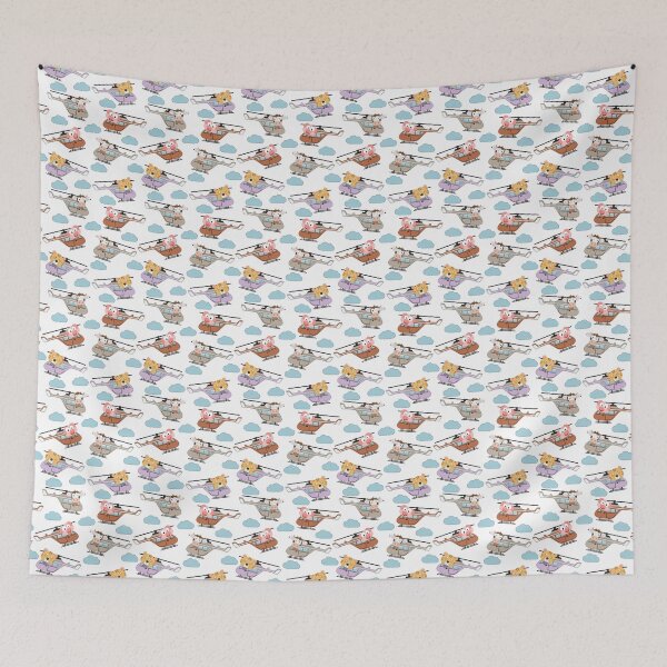Item preview, Cute animals Pattern Print Art Design designed and sold by Spot Sweet.