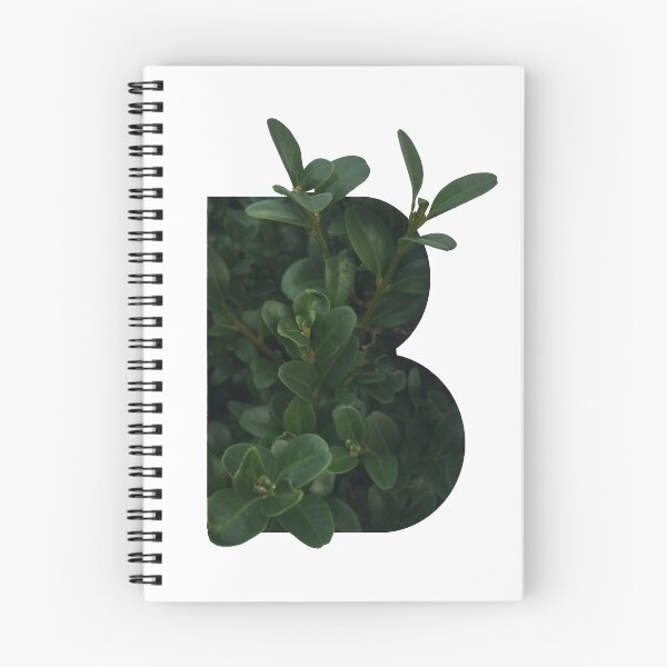 Item preview, Floral Letter B - Buxus sempervirens - Autumn font designed and sold by Tolarlei.