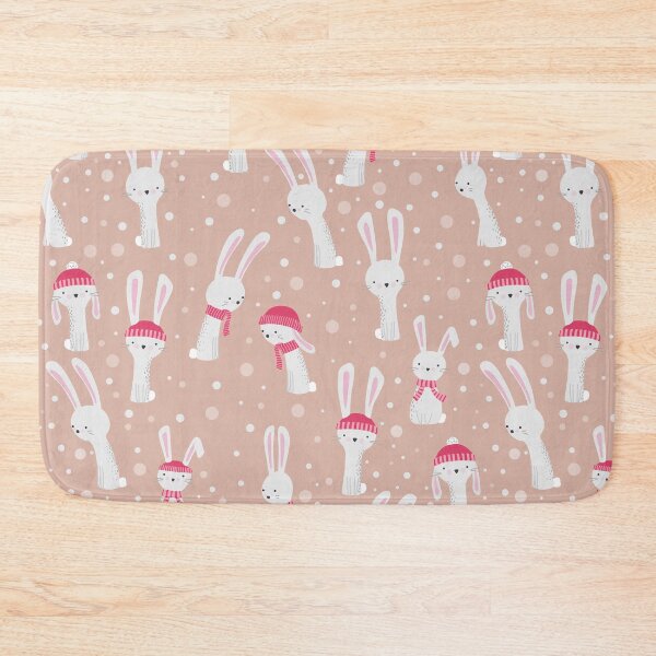 Item preview, Cute Bunnies in the Snowfall designed and sold by space-kitten.