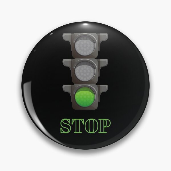 Item preview,  Slightly Wrong Stop Light designed and sold by gjen53.