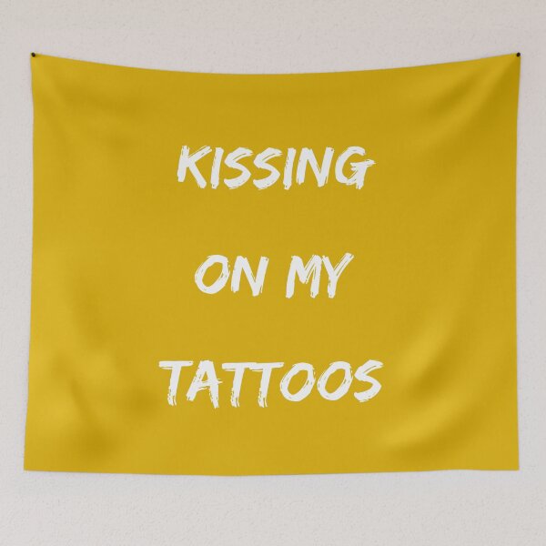Item preview, KISSING ON MY TATTOOS (YELLOW) designed and sold by FilipeFerreira.