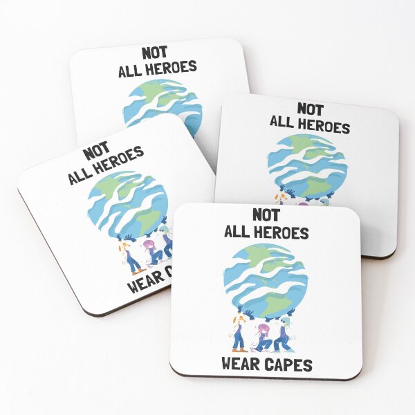 Item preview, Not All Heroes Wear Capes designed and sold by JoshShafley.
