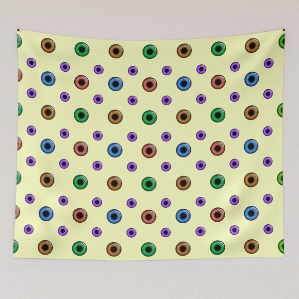 Item preview, Eye Pattern on Yellow designed and sold by Zurickdesigns.
