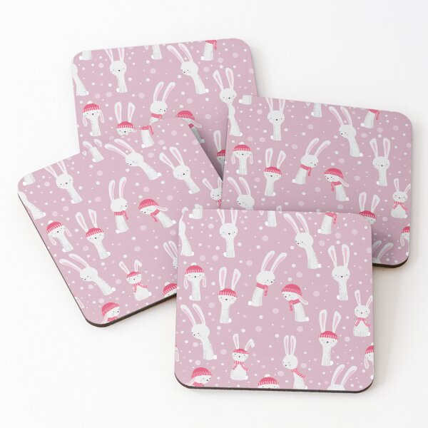 Item preview, Cute Bunnies in the Snowfall designed and sold by space-kitten.