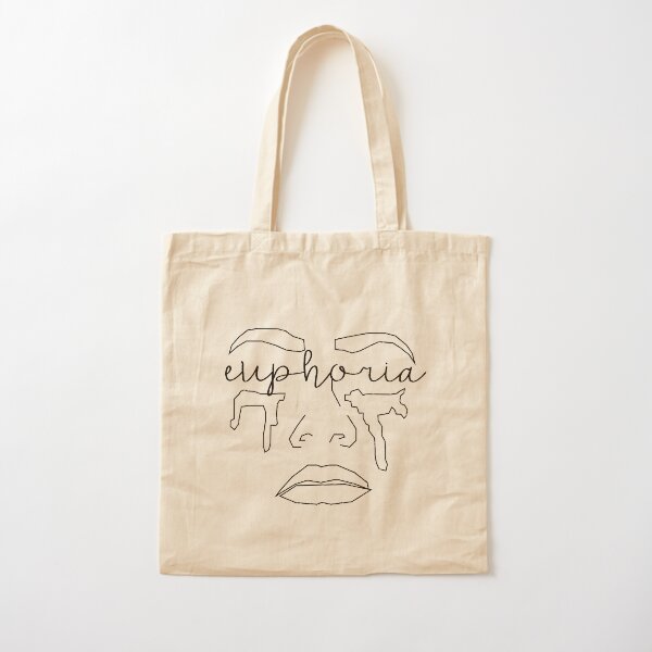 Euphoria Title Eyes Cotton Tote Bag