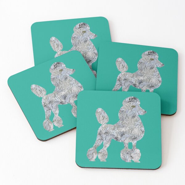 Item preview, Silver-Grey painted poodle  designed and sold by ThePoodleandCo.