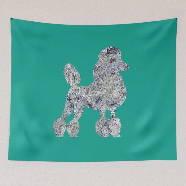 Item preview, Silver-Grey painted poodle  designed and sold by ThePoodleandCo.