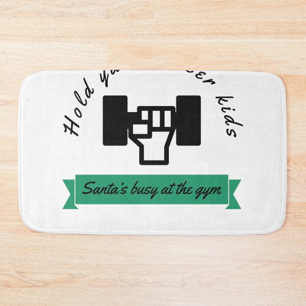 Item preview, Santa at the gym designed and sold by Zilch-o.