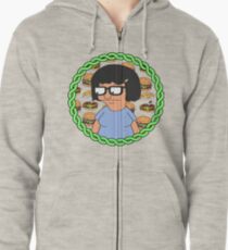 Tina ft Burgers Zipped Hoodie