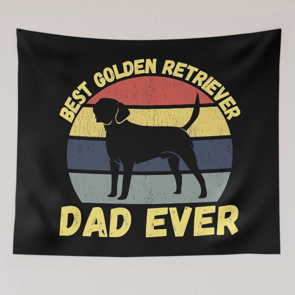 Item preview, Best golden retriever dad ever quote Funny retriever dad saying designed and sold by OneTimeEngineer.