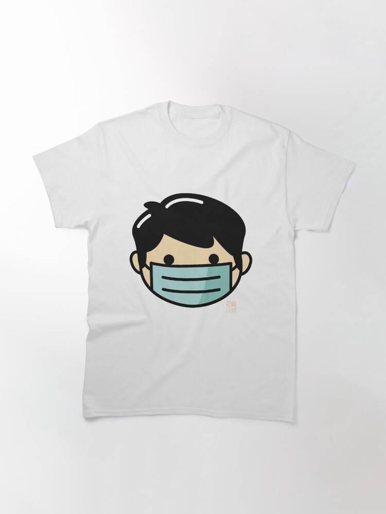 Alternate view of Wearing Mask Covid19 Classic T-Shirt
