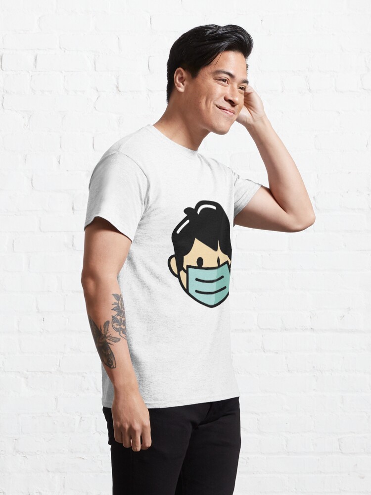 Alternate view of Wearing Mask Covid19 Classic T-Shirt
