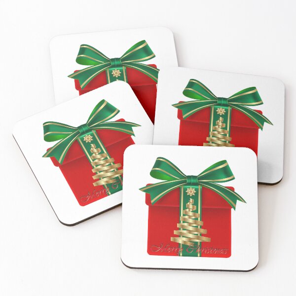 Item preview, Merry Christmas Gift & Tree - White Background designed and sold by PawsitiveMum.