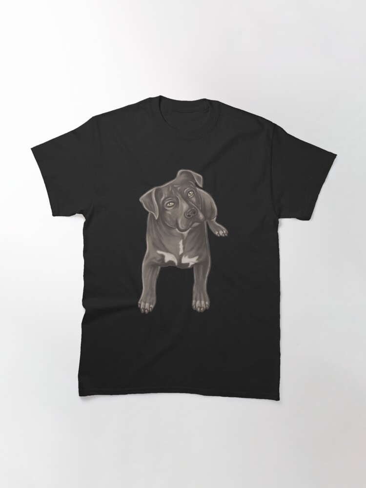 Disover Amstaff lover Classic T-Shirt Dog Cartoon