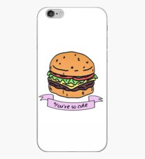 you're so cute // burger iPhone Case