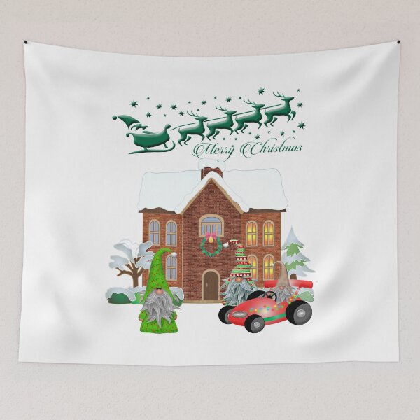 Item preview, Merry Christmas Gnomes designed and sold by TigsArts.