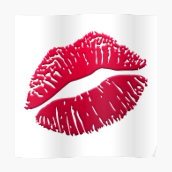 Poster: Lippe Emoji | Redbubble