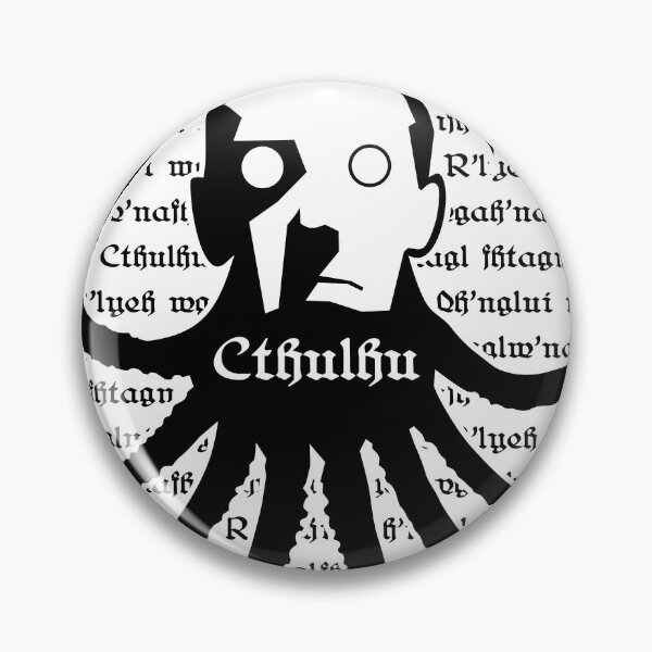Item preview, Cthulhu Logo on Text Background designed and sold by MaesterAemon.