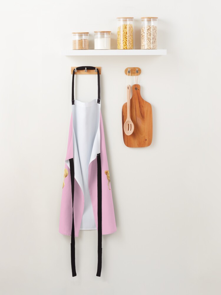 Alternate view of Llamas in llove 1 Apron