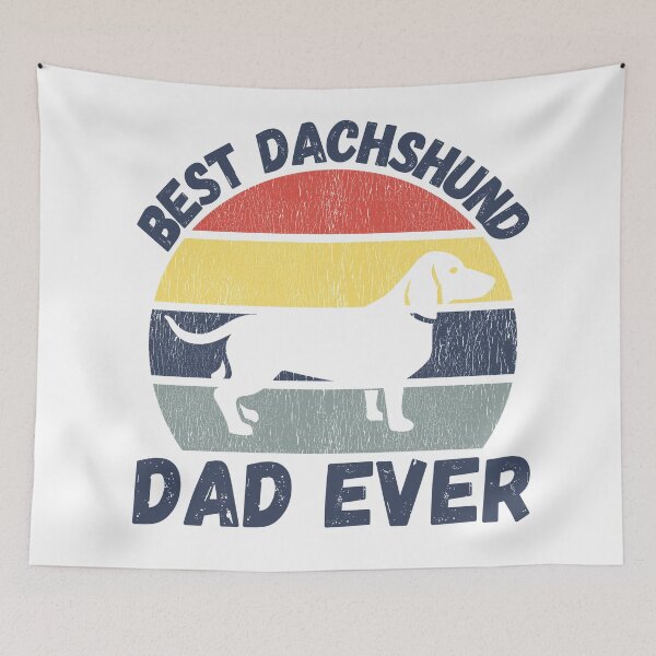 Item preview, Best DACHSHUND dad ever quote Funny DACHSHUND saying designed and sold by OneTimeEngineer.