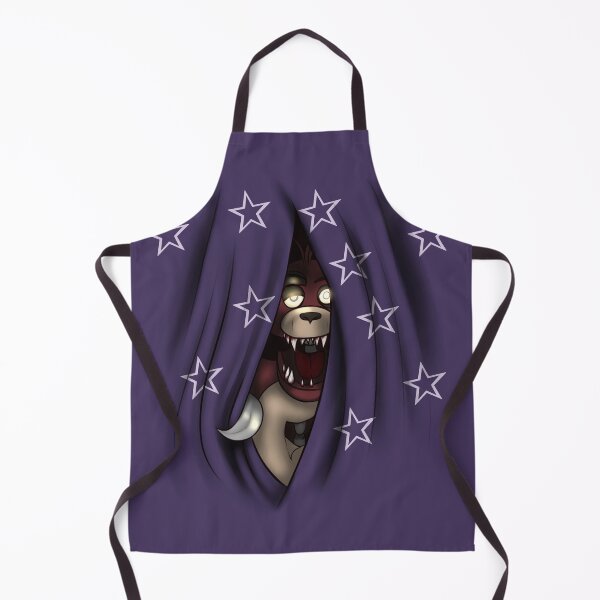 Item preview, Peeking Foxy (with curtain stars) designed and sold by pyrocumulus.