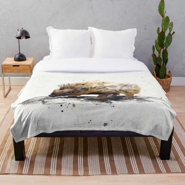 Item preview, Cute abstract hedgehog - modern art watercolor painting designed and sold by Blue-element.