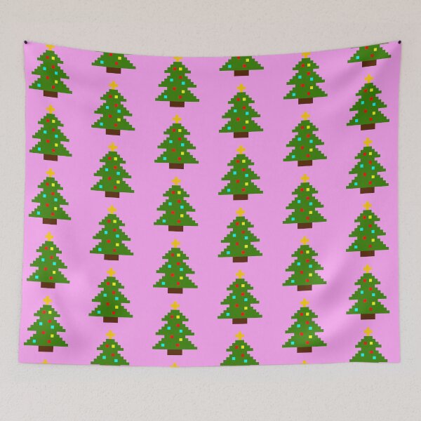 Item preview, Pixel Art Christmas Tree pattern 4 designed and sold by akaiawa.