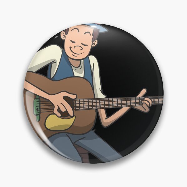 Item preview, Acoustic Western guitarist with guitar designed and sold by Monkey Ful.