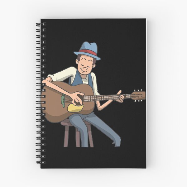 Item preview, Acoustic Western guitarist with guitar designed and sold by Monkey Ful.