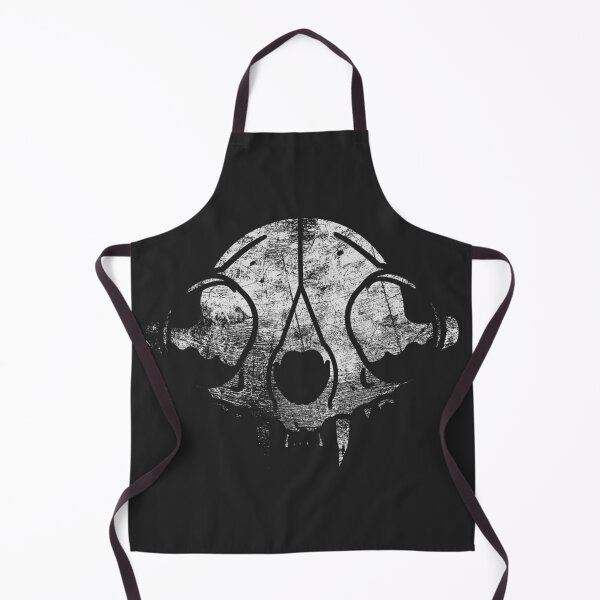 Item preview, Worn Cat Skull designed and sold by SpitsPixels.