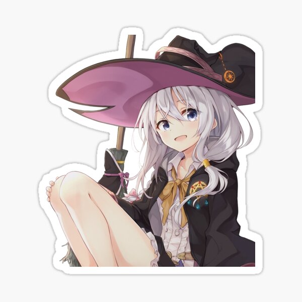 Wandering Witch Elaina Sticker for Sale by False Marker