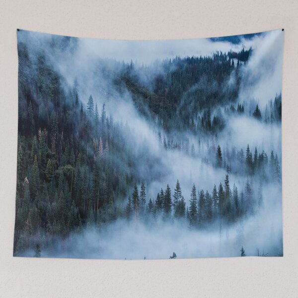 Item preview, Mountain with fog designed and sold by bubble-bulb.