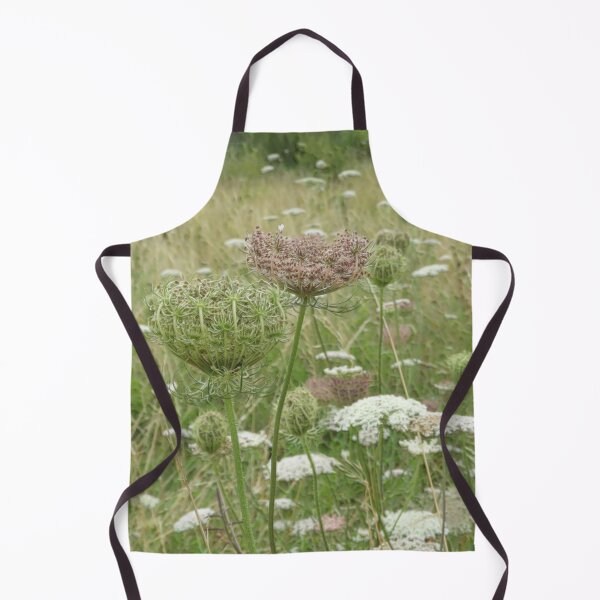 Item preview, Wild carrots in the grass wildflowers designed and sold by ThePoodleandCo.