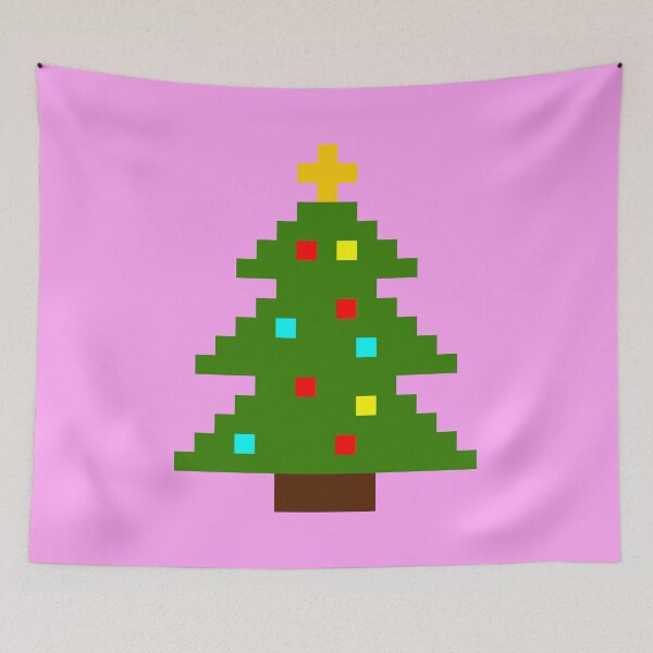 Item preview, Pixel Art Christmas Tree 4 designed and sold by akaiawa.