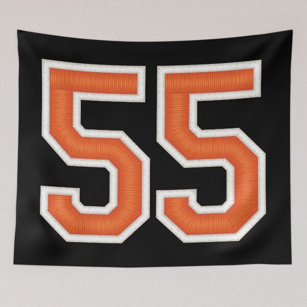 Item preview, Sports Number 55 Jersey fifty-five Orange designed and sold by elhefe.