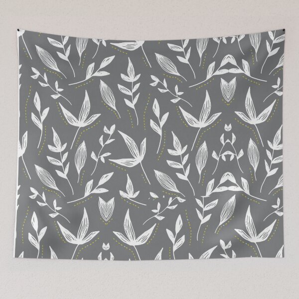 Item preview,  A White Leaves Pattern designed and sold by The Merch.