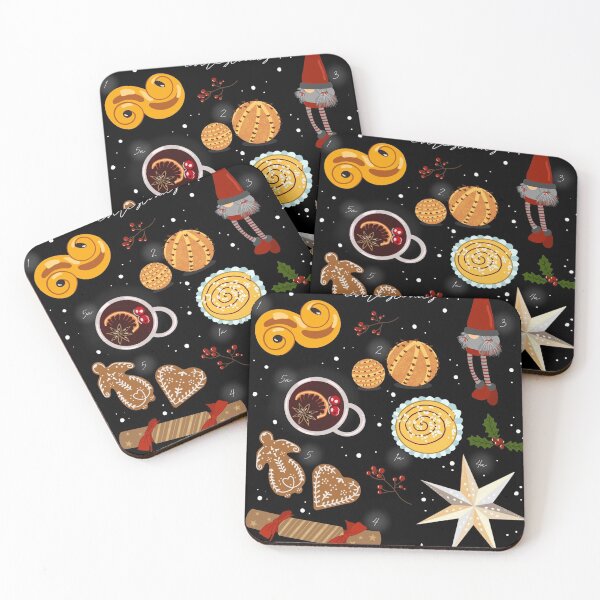 Item preview, SWEDISH CHRISTMAS ILLUSTRATION POSTER designed and sold by LINNEAWALLSTEN.