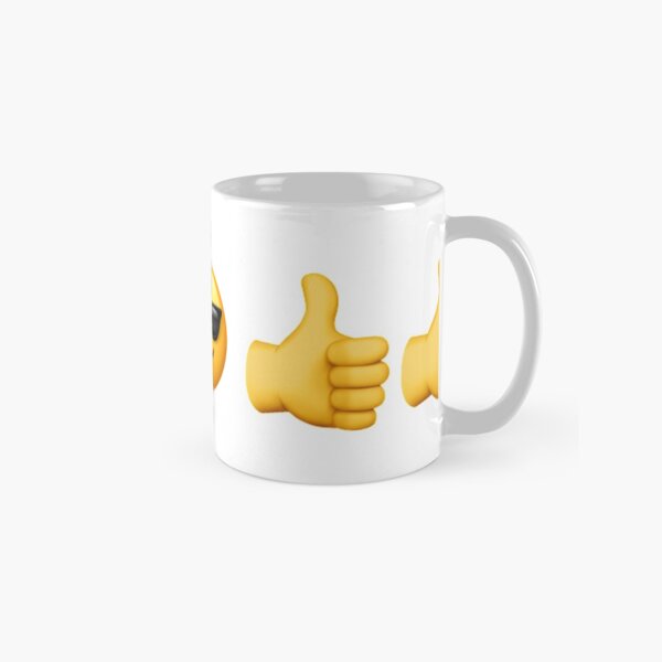 Artikel-Vorschau von Sonnenbrille Daumen hoch Emoji Kombination, designt und verkauft von art-by-harmonie.
