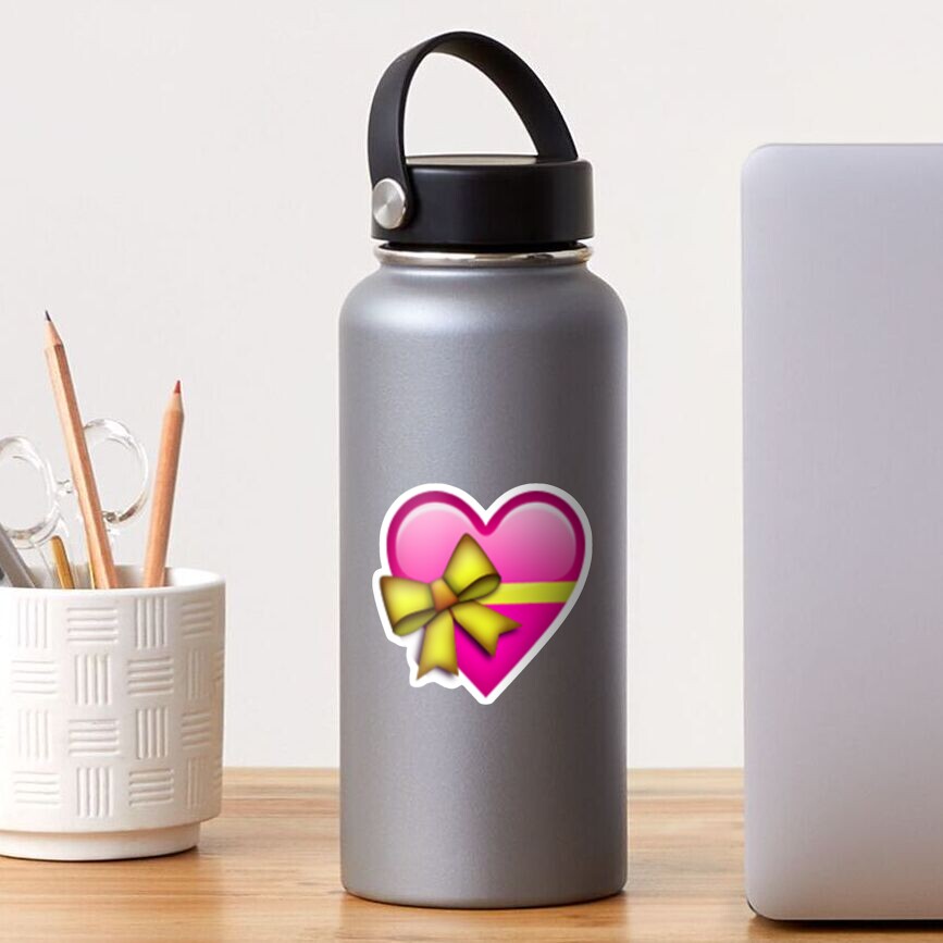 "Wrapped Heart Emoji" Sticker for Sale by nojams Redbubble