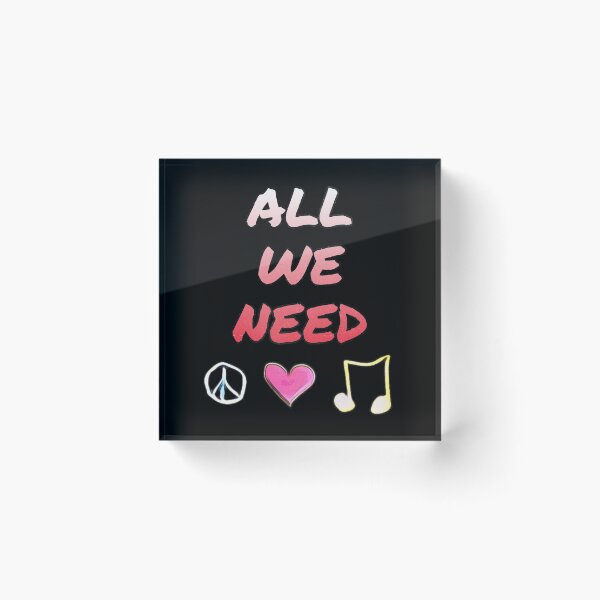 Item preview, All We Need Is Peace Love And Music designed and sold by Gordon Nelson.