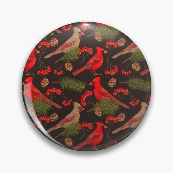 Item preview, cardinal pattern red bird designed and sold by virilamissa.