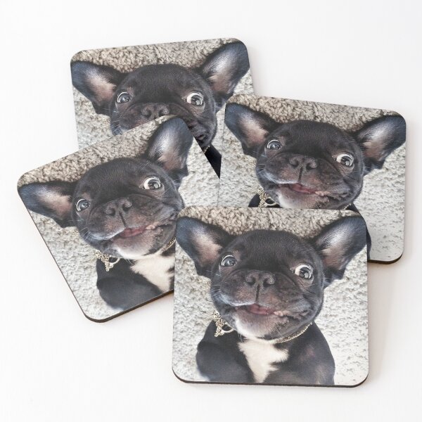 Item preview, French Bulldog Dog crazy funny eyes pet portrait dogs pets cute puppy  designed and sold by Coolstuff4you71.