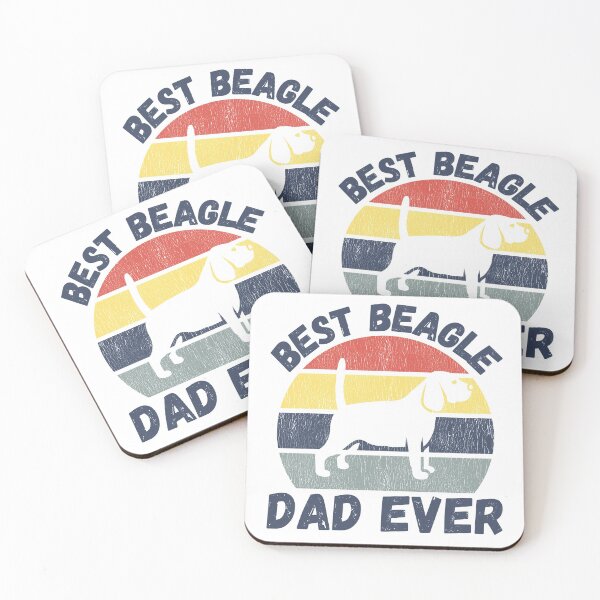 Item preview, Funny beagle dad saying Best beagle dad ever  designed and sold by OneTimeEngineer.
